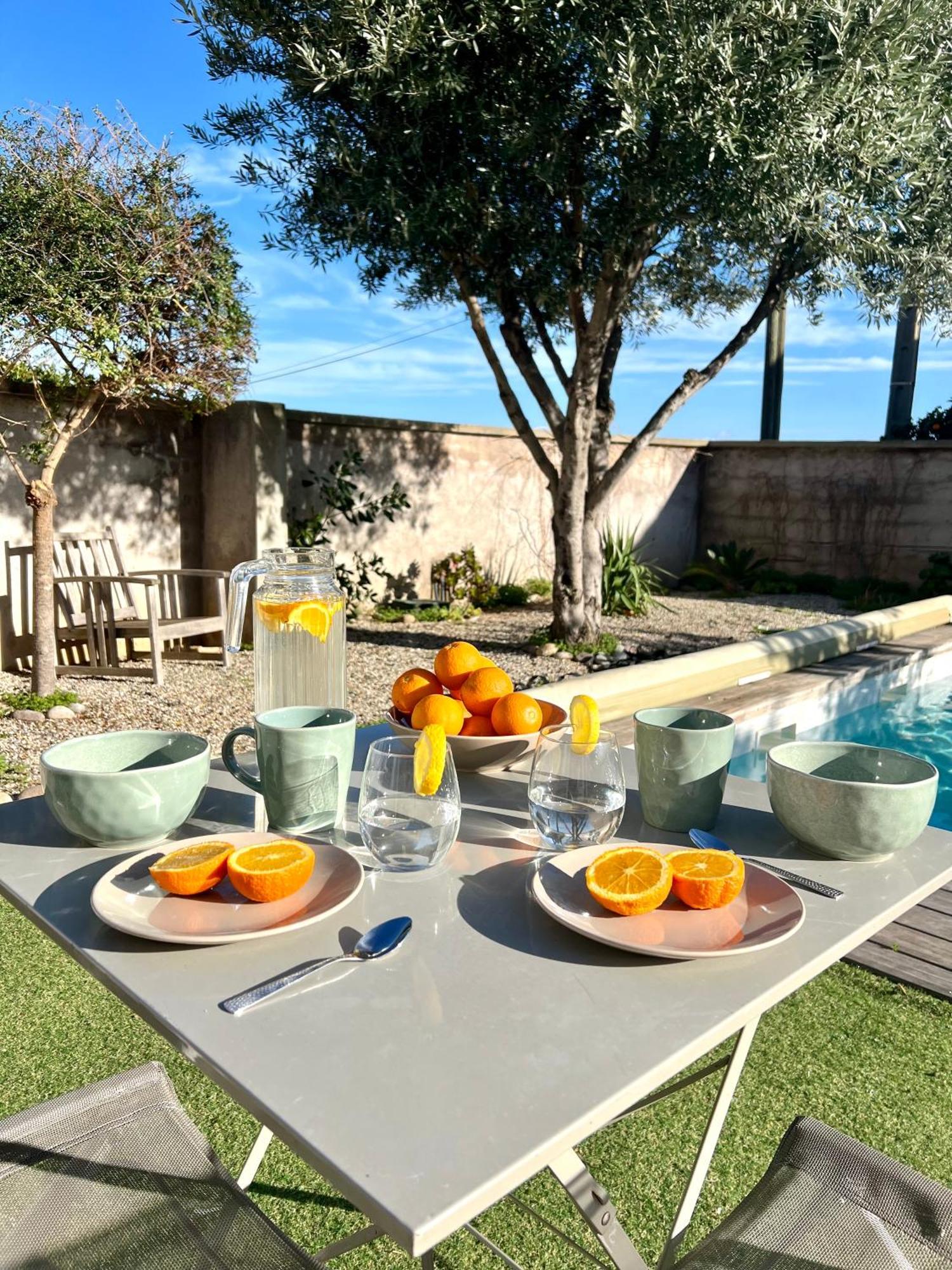 Appartement L'Arancetu Vue Mer Avec Piscine Biguglia  Buitenkant foto
